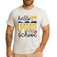 Hello Pre-K Preschool Back To School First Day Teacher Kids Men's Casual T-Shirt White Hello Pre-K Preschool Back To School First Day Teacher Kids Men's Casual T-Shirt White