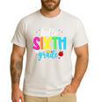 Hello Sixth Grade Cute Back To School 6th Grade Teacher Kids Men's Casual T-Shirt White Hello Sixth Grade Cute Back To School 6th Grade Teacher Kids Men's Casual T-Shirt White