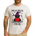 Hocus Pocus Everybody Focus Halloween Teacher For Men Women Men's Casual T-Shirt White