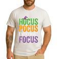 Hocus Pocus Everybody Focus Teacher Halloween Men's Casual T-Shirt White Hocus Pocus Everybody Focus Teacher Halloween Men's Casual T-Shirt White