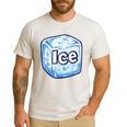 Ice Halloween Pun Costume Easy Lazy Team Group Teacher Men's Casual T-Shirt White Ice Halloween Pun Costume Easy Lazy Team Group Teacher Men's Casual T-Shirt White