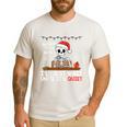 I'Ll Just Wait Until It's Quiet Skeleton Teacher Christmas Men's Casual T-Shirt White