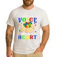 I Am Their Voice They Are My Heart Autism Awareness Teacher Men's Casual T-Shirt White I Am Their Voice They Are My Heart Autism Awareness Teacher Men's Casual T-Shirt White