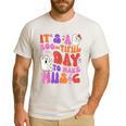 It's a Bootiful Day To Make Music Halloween Music Teacher Men's Casual T-Shirt White