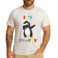 It's Fri-Yay Dabbing Penguin Friday Weekend Teacher Student Men's Casual T-Shirt White It's Fri-Yay Dabbing Penguin Friday Weekend Teacher Student Men's Casual T-Shirt White