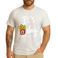 It's Fry Day Teacher Life Men's Casual T-Shirt White It's Fry Day Teacher Life Men's Casual T-Shirt White