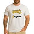 J Is For Jaguar ABC Alphabet T-Shirt For Teachers Students Men's Casual T-Shirt White J Is For Jaguar ABC Alphabet T-Shirt For Teachers Students Men's Casual T-Shirt White