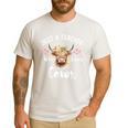 Just A Teacher Who Loves Cows Shirt Cute Highland Cow Men's Casual T-Shirt White