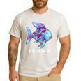 Be Kind Rainbow Fish Teacher Life Teaching Back To School Men's Casual T-Shirt White Be Kind Rainbow Fish Teacher Life Teaching Back To School Men's Casual T-Shirt White