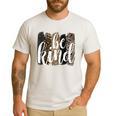 Be Kind Women Inspirational Teacher Animal Print Men's Casual T-Shirt White Be Kind Women Inspirational Teacher Animal Print Men's Casual T-Shirt White