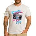 Kindergarten Is My Jam Vintage 80s Boombox Teacher Student Men's Casual T-Shirt White Kindergarten Is My Jam Vintage 80s Boombox Teacher Student Men's Casual T-Shirt White
