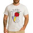 Let All That You Do Be Done In Love Christian Teacher Men's Casual T-Shirt White Let All That You Do Be Done In Love Christian Teacher Men's Casual T-Shirt White