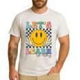 Let's Learn Today Smile Face Back To School For Teacher Kids Men's Casual T-Shirt White Let's Learn Today Smile Face Back To School For Teacher Kids Men's Casual T-Shirt White