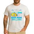 Librarian Teacher Dive Into A Good Book Reading Premium Tri-Blend Men's Casual T-Shirt White Librarian Teacher Dive Into A Good Book Reading Premium Tri-Blend Men's Casual T-Shirt White