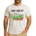 Can I Lick It Periodic Table Chart Science Teacher Men's Casual T-Shirt White