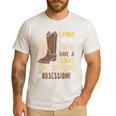 Line Dancing Choreographed Group Dancer Dance Teacher Men's Casual T-Shirt White Line Dancing Choreographed Group Dancer Dance Teacher Men's Casual T-Shirt White