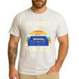 Literacy For All Visually Impaired Braille Teacher The Blind Men's Casual T-Shirt White Literacy For All Visually Impaired Braille Teacher The Blind Men's Casual T-Shirt White