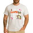 Llama Learning Teachers Students Alpaca Lover Back To School Men's Casual T-Shirt White Llama Learning Teachers Students Alpaca Lover Back To School Men's Casual T-Shirt White