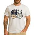 Llama Shirt English Teacher School Student ESL Joke Men's Casual T-Shirt White Llama Shirt English Teacher School Student ESL Joke Men's Casual T-Shirt White