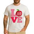 Love Kindergarten Cute Apple School Teacher Men's Casual T-Shirt White Love Kindergarten Cute Apple School Teacher Men's Casual T-Shirt White