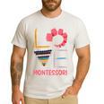 Love Montessori Education Math Teacher Men's Casual T-Shirt White Love Montessori Education Math Teacher Men's Casual T-Shirt White