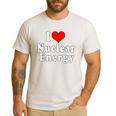 I Love Nuclear Energy School Teacher Men's Casual T-Shirt White I Love Nuclear Energy School Teacher Men's Casual T-Shirt White