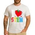 I Love STEM Student Teacher 1st Day Of School Back To School Men's Casual T-Shirt White I Love STEM Student Teacher 1st Day Of School Back To School Men's Casual T-Shirt White