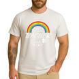 Luckiest Teacher Ever Rainbow- St Patricks Day Teacher Men's Casual T-Shirt White Luckiest Teacher Ever Rainbow- St Patricks Day Teacher Men's Casual T-Shirt White