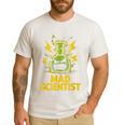 Mad Scientist Kids Youth Adult Science Teacher Chemistry Men's Casual T-Shirt White
