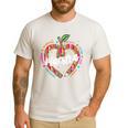 Maestra Pencil Spanish Teacher Bilingual 100 Days Of School Men's Casual T-Shirt White Maestra Pencil Spanish Teacher Bilingual 100 Days Of School Men's Casual T-Shirt White