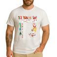 Math Teacher Christmas 12 Days Of Teaching Math Christmas Men's Casual T-Shirt White Math Teacher Christmas 12 Days Of Teaching Math Christmas Men's Casual T-Shirt White