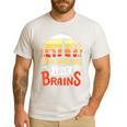 Math Teachers Love Brains Halloween Costume Zombie For Men Women Men's Casual T-Shirt White