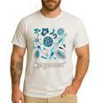 Microbiology Teacher Science Instructor Tee Shirt For Men Women Men's Casual T-Shirt White Microbiology Teacher Science Instructor Tee Shirt For Men Women Men's Casual T-Shirt White