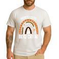 Montessori Teacher Halloween Boo Rainbow Leopard Halloween Men's Casual T-Shirt White Montessori Teacher Halloween Boo Rainbow Leopard Halloween Men's Casual T-Shirt White