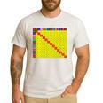 Multiplication Table Chart Math Shirt Teacher Student Outfit For Men Women Girls Kids Men's Casual T-Shirt White