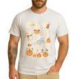 Music Teacher Orchestra Shirt Spooky Halloween Ghost Band Men's Casual T-Shirt White