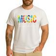 Music Teacher Tie Dye Appreciation Day Hello Back To School Men Women Men's Casual T-Shirt White Music Teacher Tie Dye Appreciation Day Hello Back To School Men Women Men's Casual T-Shirt White