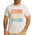 If You Have No Success At First Try It With a Fun Maths Teacher Men's Casual T-Shirt White If You Have No Success At First Try It With a Fun Maths Teacher Men's Casual T-Shirt White