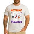 Nothing Scares Me I'm A Pre-K Teacher Halloween Ghosts Men's Casual T-Shirt White Nothing Scares Me I'm A Pre-K Teacher Halloween Ghosts Men's Casual T-Shirt White