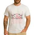 In October Pre-K Teachers Wear Pink Ribbon Breast Cancer Men's Casual T-Shirt White