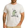 Off To Teach English Scooter Frog ESL Teacher Literature Men's Casual T-Shirt White