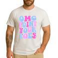 OMG Point Your Toes Dancing Teacher Tap Dancer Dance For Men Women Kids Men's Casual T-Shirt White OMG Point Your Toes Dancing Teacher Tap Dancer Dance For Men Women Kids Men's Casual T-Shirt White
