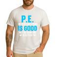 PE Teacher Art For Men Women Gym Teacher Appreciation Men's Casual T-Shirt White