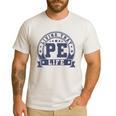 PE Teacher Living That PE Life Physical Education Teacher Men's Casual T-Shirt White