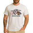 Peace Love Coffee Science Teacher Men's Casual T-Shirt White Peace Love Coffee Science Teacher Men's Casual T-Shirt White