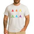 Periodic Elements Chemistry Lovers Science Teacher Men's Casual T-Shirt White