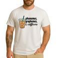 Phonemes Graphemes And Caffeine Coffee Teacher Appreciation Men's Casual T-Shirt White Phonemes Graphemes And Caffeine Coffee Teacher Appreciation Men's Casual T-Shirt White