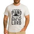 Piano Teacher Pianist Men's Casual T-Shirt White