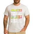 Pilates Instructor Teacher Watercolor Pilates Don't Fart Men Women Kids Men's Casual T-Shirt White Pilates Instructor Teacher Watercolor Pilates Don't Fart Men Women Kids Men's Casual T-Shirt White