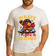 Pirate Pre-K Teacher Preschool Halloween Men's Casual T-Shirt White Pirate Pre-K Teacher Preschool Halloween Men's Casual T-Shirt White